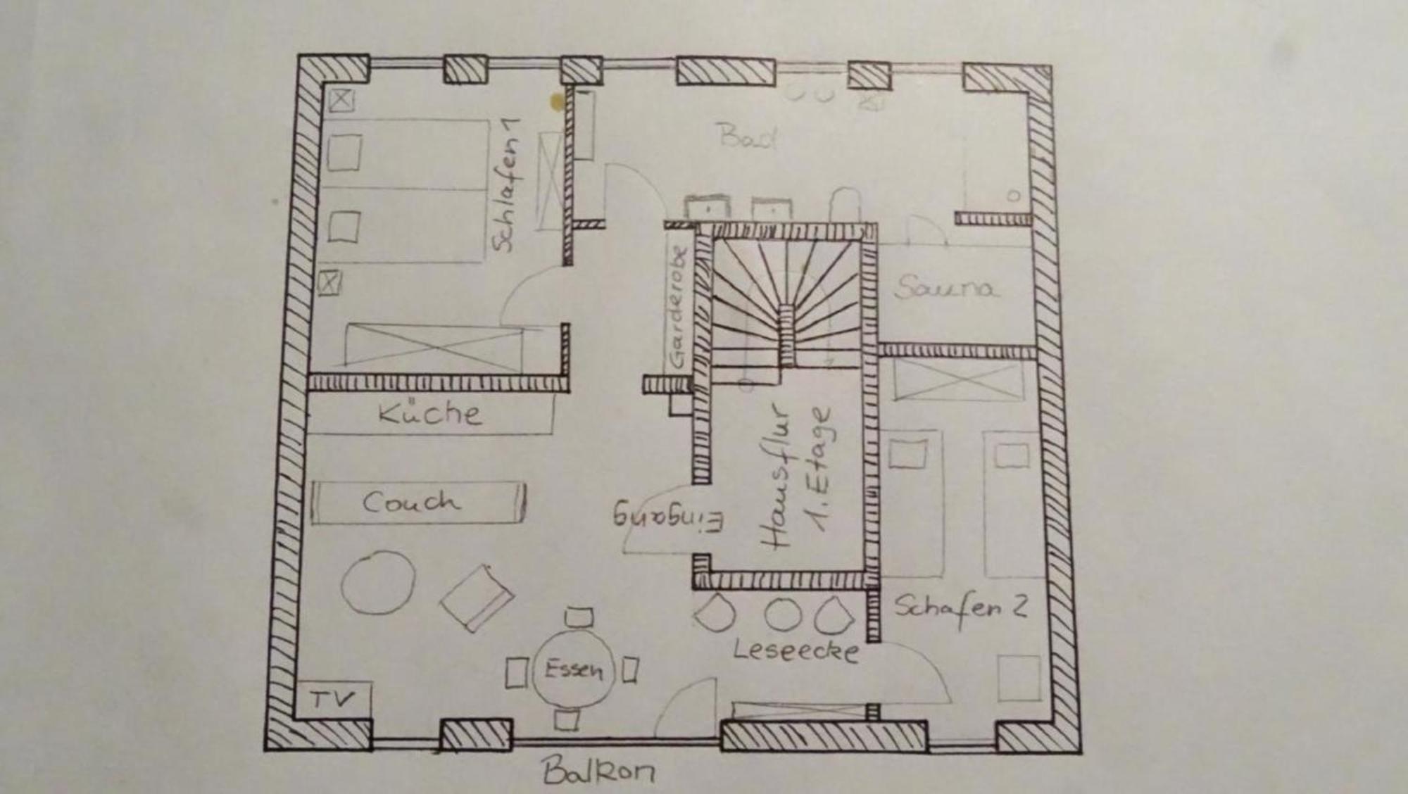 Ferienwohnung Wuennowblick Mit Sauna Röbel Zewnętrze zdjęcie